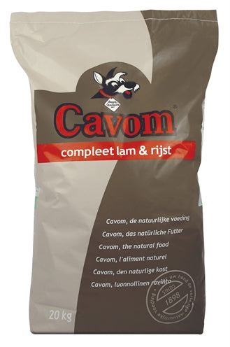 Cavom Compleet Lam/Rijst 20 Kg