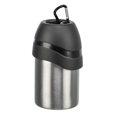 Trixie Drinkfles Rvs Met Plastic Drinkbakje Assorti 300 Ml 3St