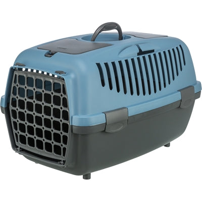 Trixie Reismand Capri Donkergrijs / Pastelblauw 40X38X61 Cm