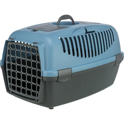 Trixie Reismand Capri Donkergrijs / Pastelblauw 40X38X61 Cm