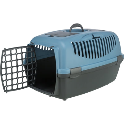 Trixie Reismand Capri Donkergrijs / Pastelblauw 40X38X61 Cm