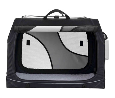 Trixie Reismand Vario Dubbel Zwart / Grijs 91X60X61/57 Cm