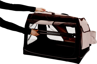 Trixie Reismand Vario Dubbel Zwart / Grijs 91X60X61/57 Cm