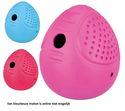 Trixie Snack Tuimel-Ei Natuurrubber Assorti 8 Cm 3 St