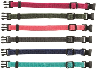 Trixie Puppy Halsband Set Fuchsia/Grafiet/Indigo/Bosgroen/Koraal 17-25 Cm 6 St