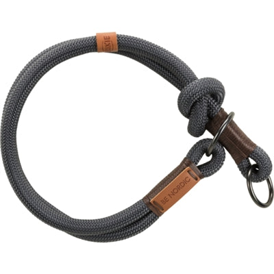 Trixie Halsband Hond Be Nordic Slip Halsband Donkergrijs / Bruin 40X0,8 Cm