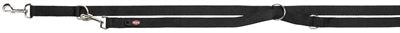 Trixie Hondenriem Premium Verstelbaar Nylon Zwart 200X1,5 Cm