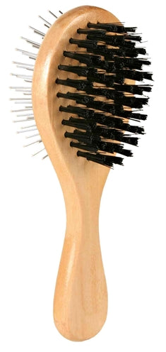 Trixie Borstel Dubbelzijdig Hout 21X6 Cm 2 St