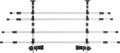 Trixie Autorek Zilver / Zwart 105-172X46-60 Cm