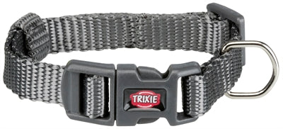 Trixie Halsband Hond Premium Grafiet Grijs 25-40X1,5 Cm