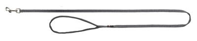Trixie Hondenriem Premium Grijs 100X2,5 Cm