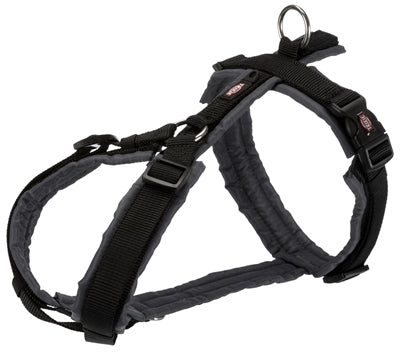 Trixie Hondentuig Premium Trekking Zwart / Grijs 80-97X2,5 Cm