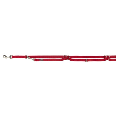 Trixie Hondenriem Premium Verstelbaar Rood 300X2,5 Cm