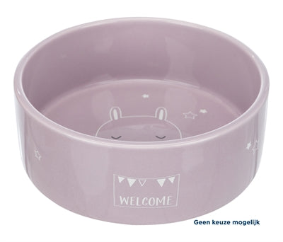 Trixie Junior Voerbak Keramiek Assorti 12 Cm 300 Ml 4St