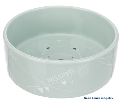 Trixie Junior Voerbak Keramiek Assorti 12 Cm 300 Ml 4St