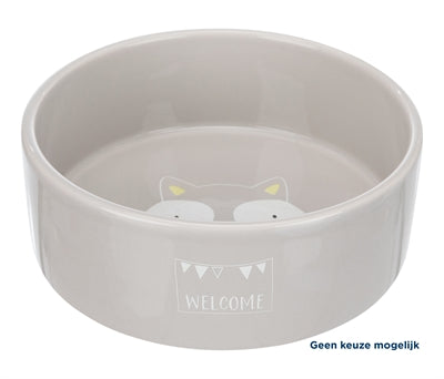 Trixie Junior Voerbak Keramiek Assorti 12 Cm 300 Ml 4St