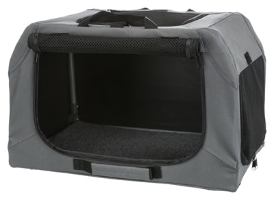 Trixie Soft Kennel Easy Reisbench Grijs 50X36X33 Cm