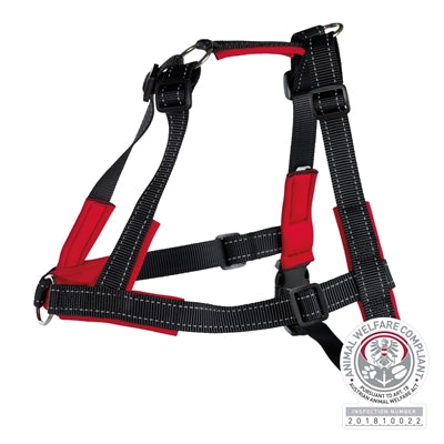 Trixie Hondentuig Trainingstuig Lead'n'walk Soft Zwart 45-70X2,5 Cm