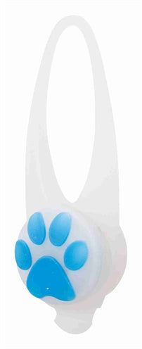 Trixie Flasher Poot Wit / Blauw 2,4X2,4X8 Cm 4 St