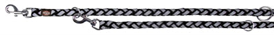 Trixie Hondenriem Cavo Reflective Band Verstelbaar Zwart 200X1,2 Cm