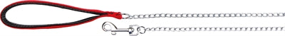 Trixie Hondenriem Ketting Met Nylon Handvat Rood 110X0,2 Cm