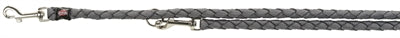 Trixie Hondenriem Cavo Verstelbaar Grijs 200X1,2 Cm