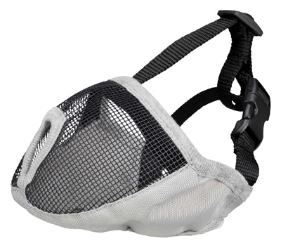 Trixie Muilkorf Voor Rassen Met Platte Neus Polyester Grijs Xs-S 23 Cm 2 St