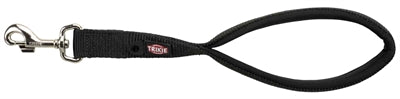 Trixie Hondenriem Premium Korthouder Zwart 37X2,5 Cm