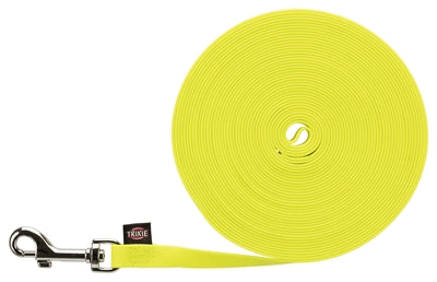 Trixie Hondenriem Easy Life Sleeplijn Neon Geel 5 Mtrx1,7 Cm