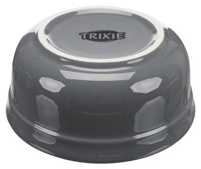Trixie Voerbak Set Keramiek  /  Metaal Petrol / Grijs 2X250 Ml