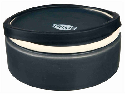 Trixie Voerbak Jimmy Keramiek / Rubberrand Assorti 12X12 Cm 400 Ml 4 St