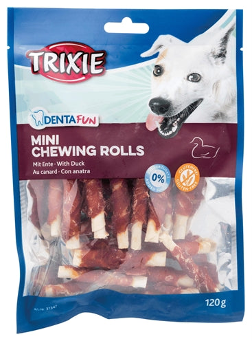 Trixie Denta Fun Mini Duck Chewing Rolls 6X120 Gr 6 Cm