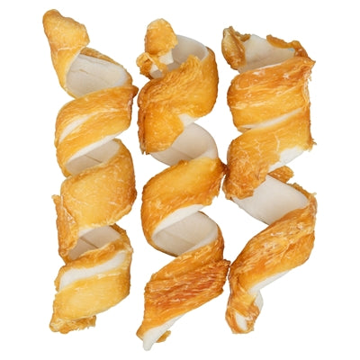 Trixie Denta Fun Chicken Chewing Curls 15 Cm 6X110 Gr