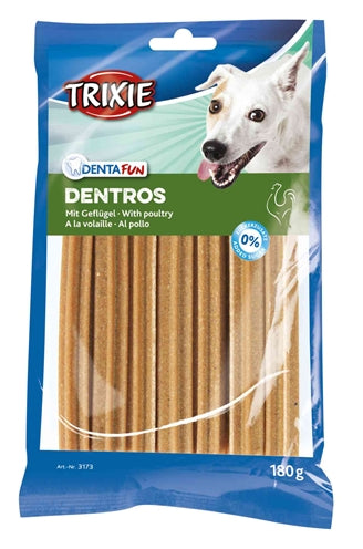 Trixie Denta Fun Dentros Gevogelte 18X180 Gr 7 St