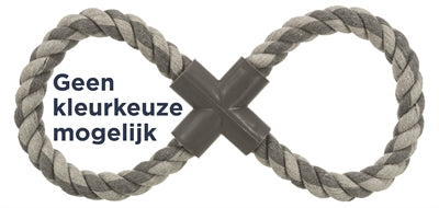 Trixie Dubbel-Trekspeeltje 8 Vormig Flostouw  Assorti 35 Cm 3 St