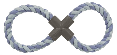 Trixie Dubbel-Trekspeeltje 8 Vormig Flostouw  Assorti 35 Cm 3 St