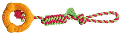 Trixie Natuurrubber Ring Aan Touw Assorti 41X12X12 Cm 3 St