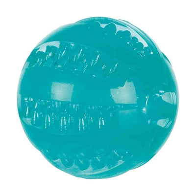Trixie Denta Fun Tpr Bal Met Muntsmaak 6X6X6 Cm 3 St