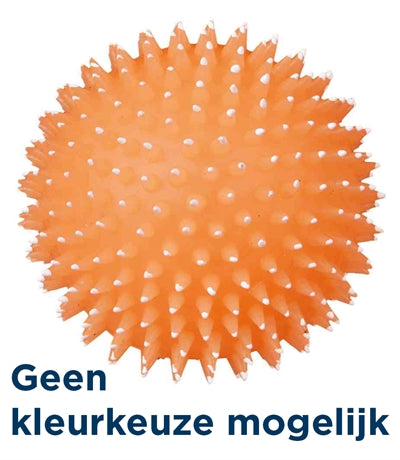 Trixie Egelbal Fluoriserend Vinyl Met Geluid Assorti 10X10X10 Cm 3 St