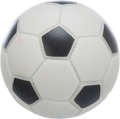 Trixie Voetbal Vinyl Zwart / Grijs 6X6X6 Cm 4 St