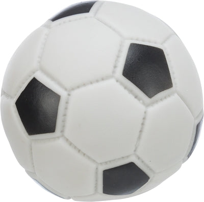 Trixie Voetbal Vinyl Zwart / Grijs 6X6X6 Cm 4 St