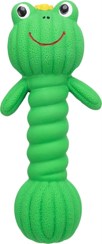 Trixie Latex Kikker-Halter Met Geluid Groen 18 Cm 3 St