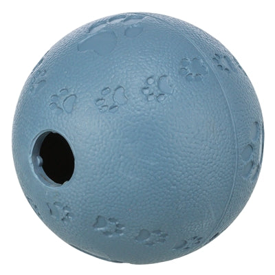 Trixie Natuurrubber Snackbal Blauw 7X7X7 Cm 3 St