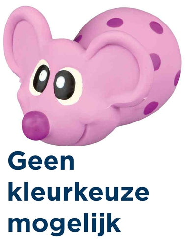 Trixie Latex Muis Met Geluid Assorti 8 Cm 4 St