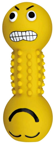 Trixie Latex / Polyestervlies Smiley-Halter Met Geluid Assorti 19 Cm 3 St