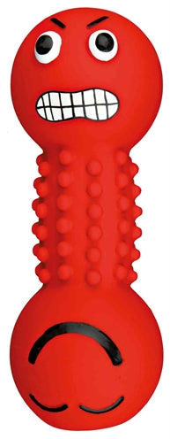 Trixie Latex / Polyestervlies Smiley-Halter Met Geluid Assorti 19 Cm 3 St