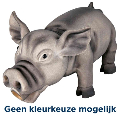 Trixie Latex / Polyestervlies Varken Met Dierengeluid  Assorti 17 Cm 3 St