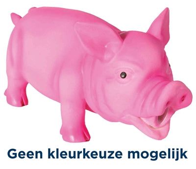 Trixie Latex / Polyestervlies Varken Met Dierengeluid  Assorti 17 Cm 3 St