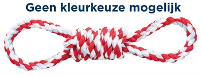 Trixie Touw Met 2 Handlussen Katoen Polyester  Assorti 38 Cm 3 St