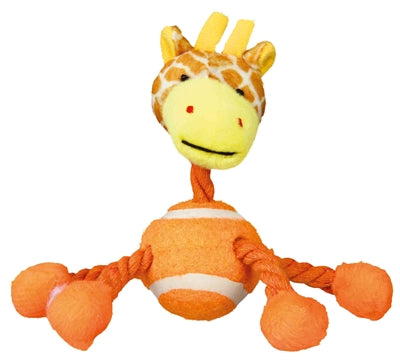 Trixie Pluche Dier Met Touw En Tennisbal Assorti 16 Cm 3 St